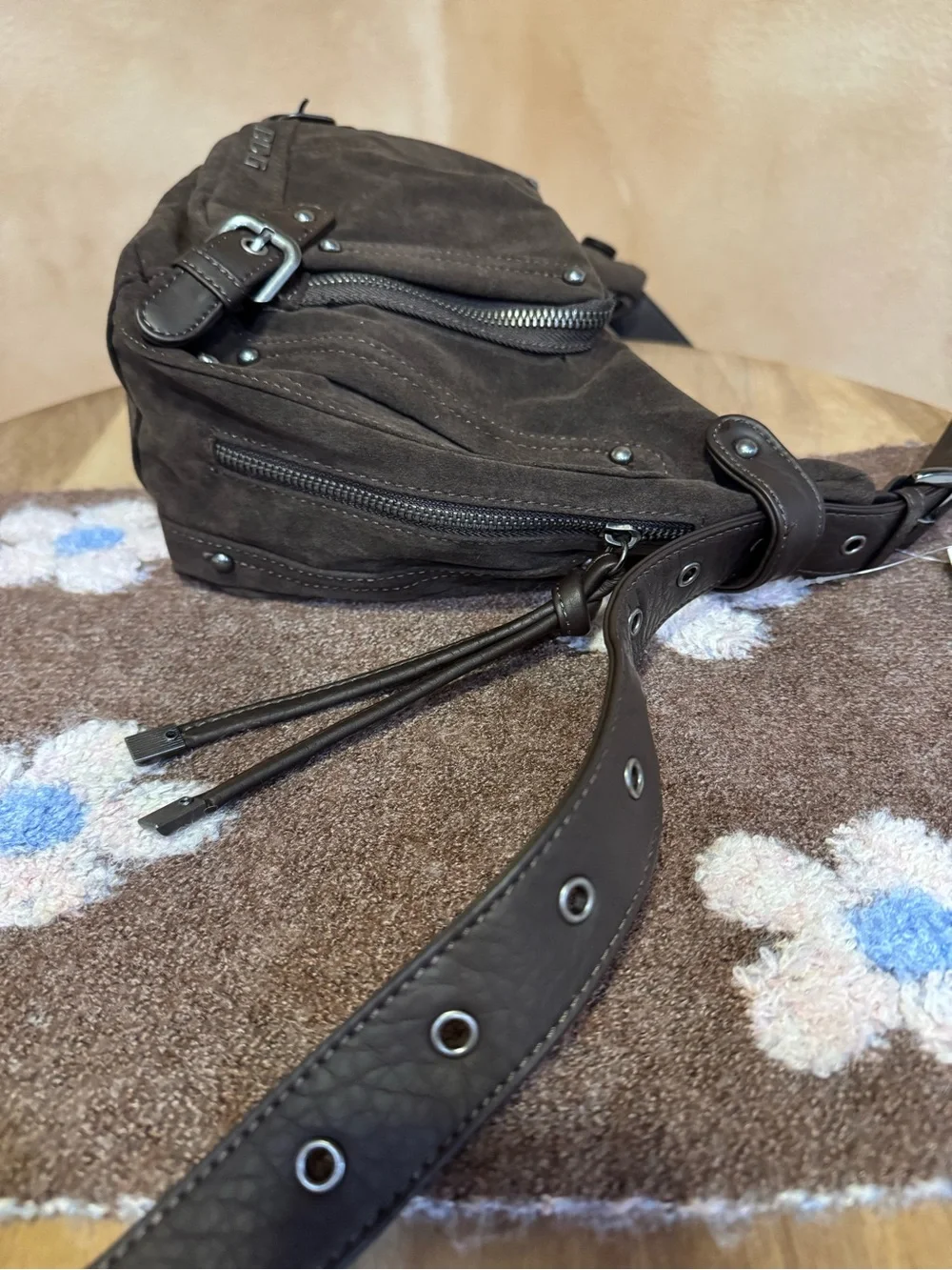 BDG Darya Faux Leather Crossbody Bag